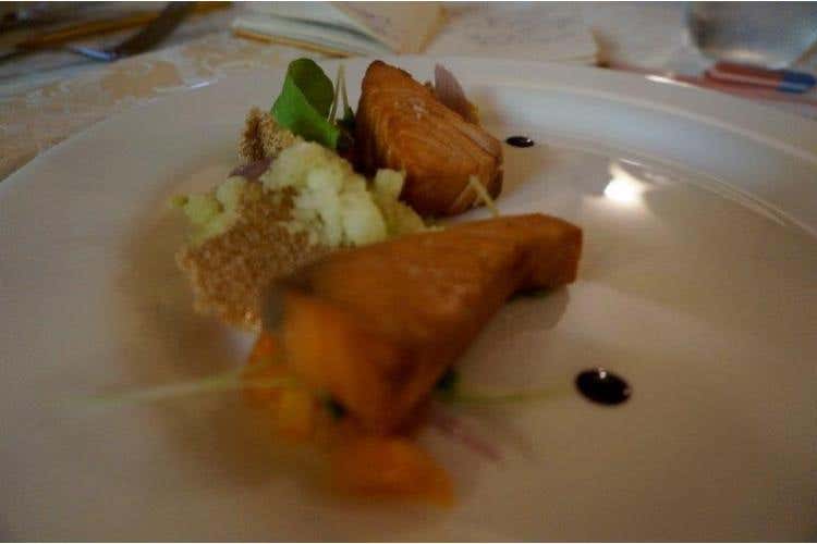 Michele Mauri  La Piazzetta di Origgio VA - SALMONE MARINATO IN CARPIONE